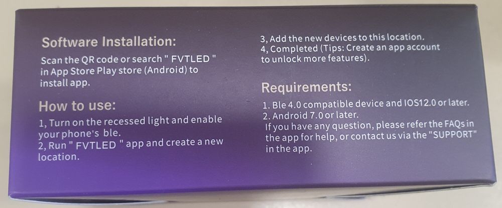 Smart led com 10 unidades BT-MESH