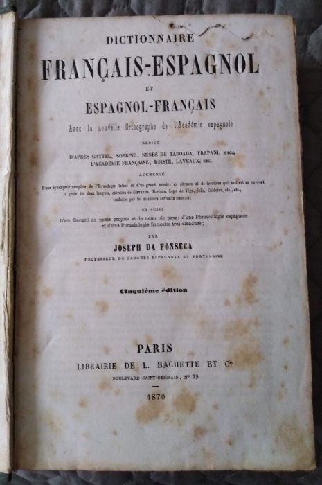 Dictionnaire Français-Espagnol e Espagnol-Français