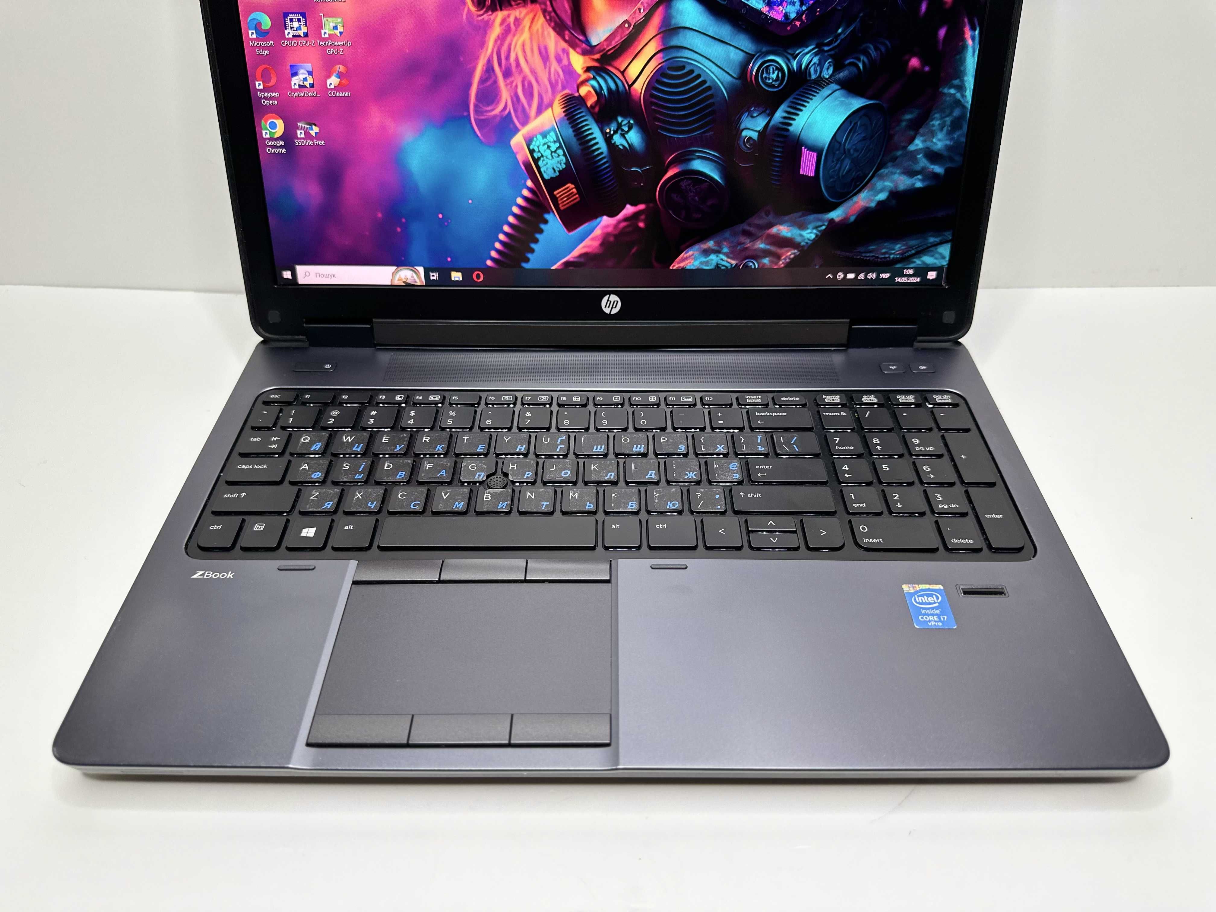 Потужний HP ZBook 15, i7-4800MQ, 16Gb, SSD+HDD, NVIDIA 2Gb, FHD IPS