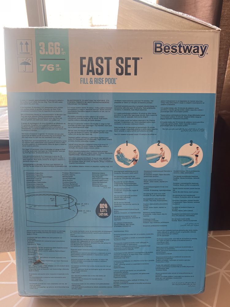 Piscina Bestway insuflavel