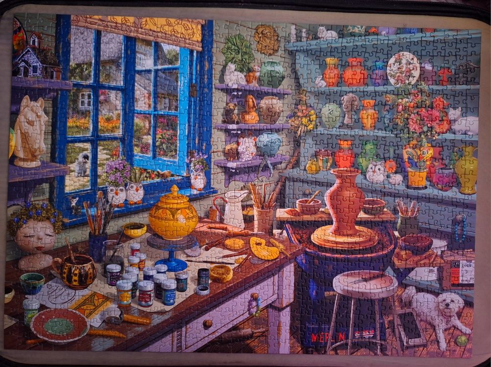 Puzzle  1000, Pracownia artysty