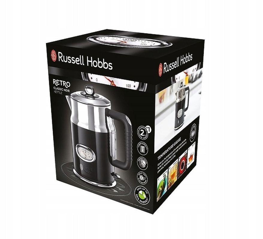 Czajnik elektryczny Russell Hobbs Retro Classic Noir 2400 W 1,7 l czar