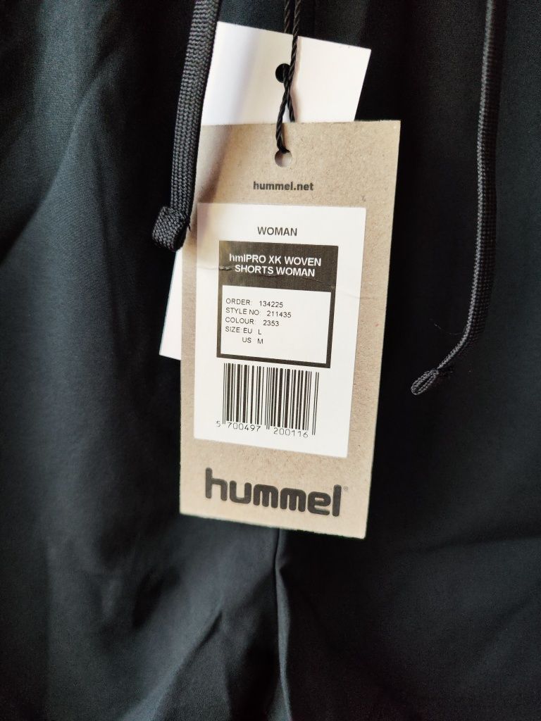 Spodenki sportowe lekkie Hummel, rozmiar L, nowe z metką, kolekcja Pro