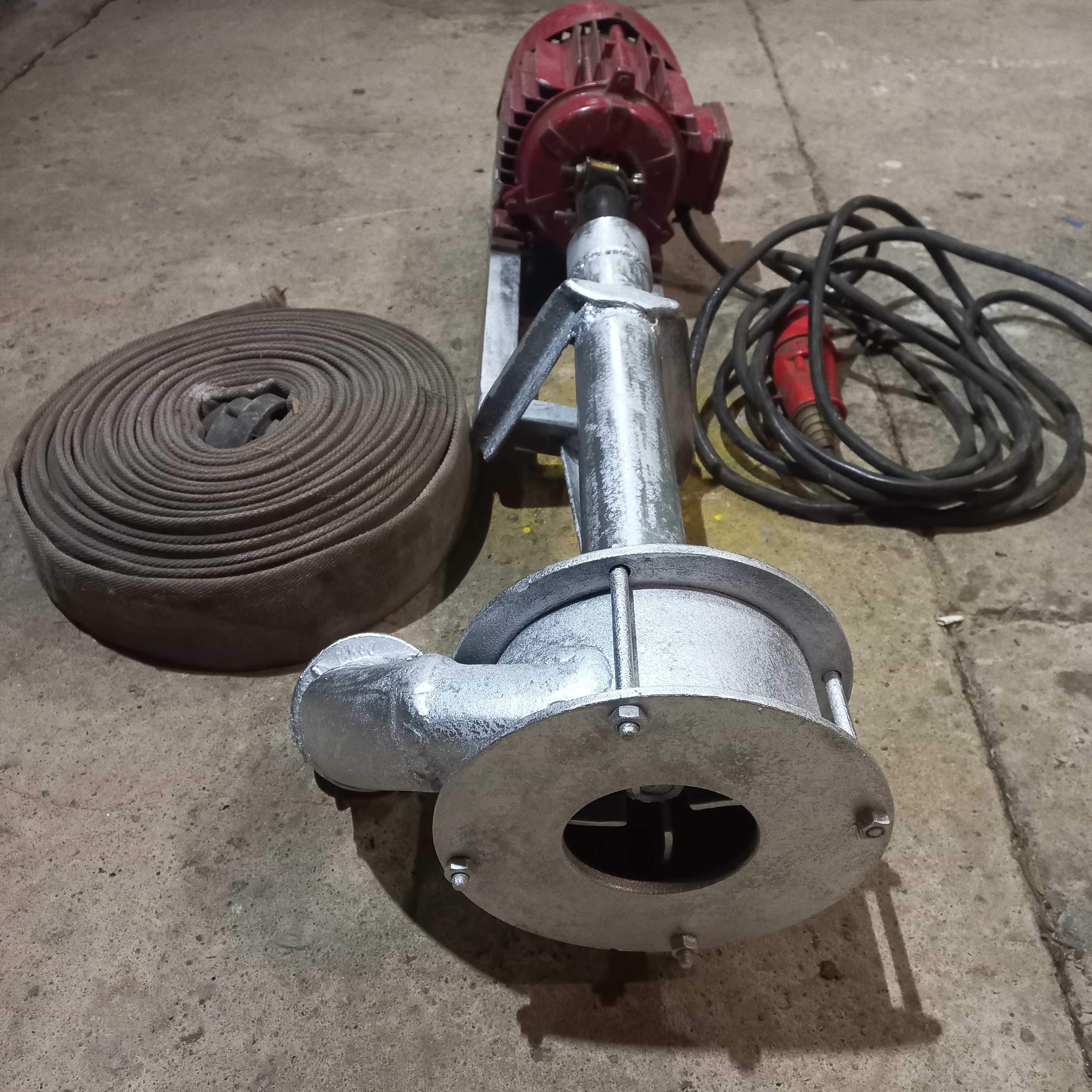 Bardzo mocna pompa do wody brudnej 3 fazowa 1.1Kw