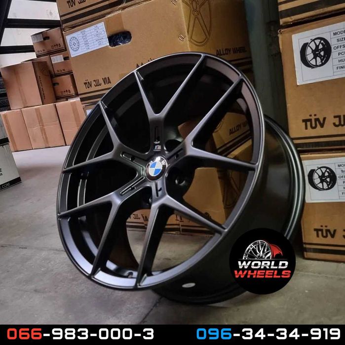 Диски R19 5x120 BMW F30 F32 F10 F11 F01 F06 F25 E46 E90 E92 554 стиль