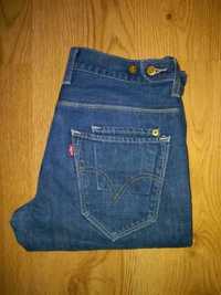 Levi's model 511 skinny S niebieskie wąskie