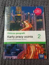 Oblicza geografii 2 Karty pracy ucznia zakres podstawowy