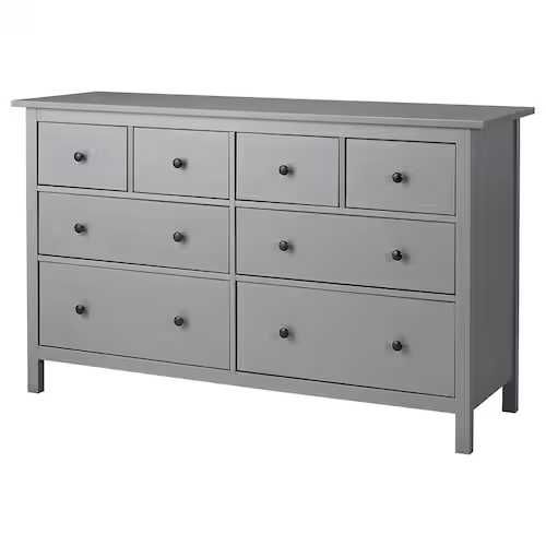 IKEA Hemnes komoda , 8 szuflad, szarybrąz  - dostawa gratis