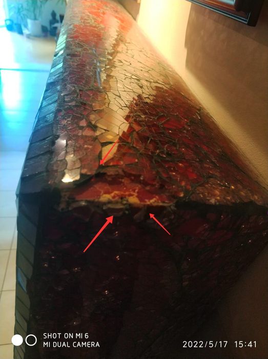 Lustro kryształowe, polerowane