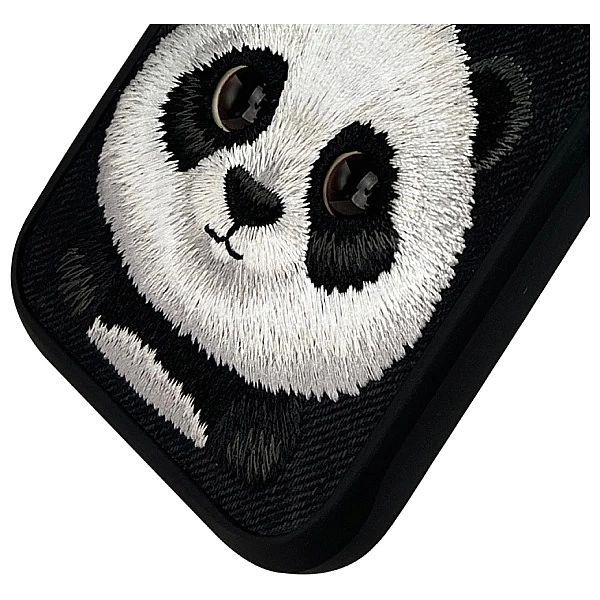 Etui Nimmy Big Eyed Pet 2.0 Panda na iPhone 16 Pro Max - czarne