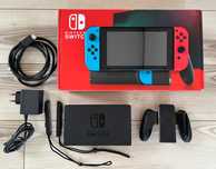 Konsola Nintendo SWITCH V2 komplet, pudełko, ładna