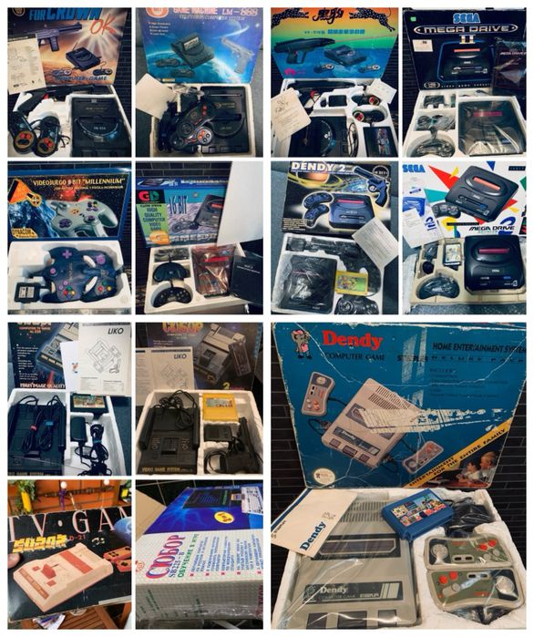 Коллекционные Игровые Приставки Dendy,Subor,Lifa,Haili,Sega,Nintendo!