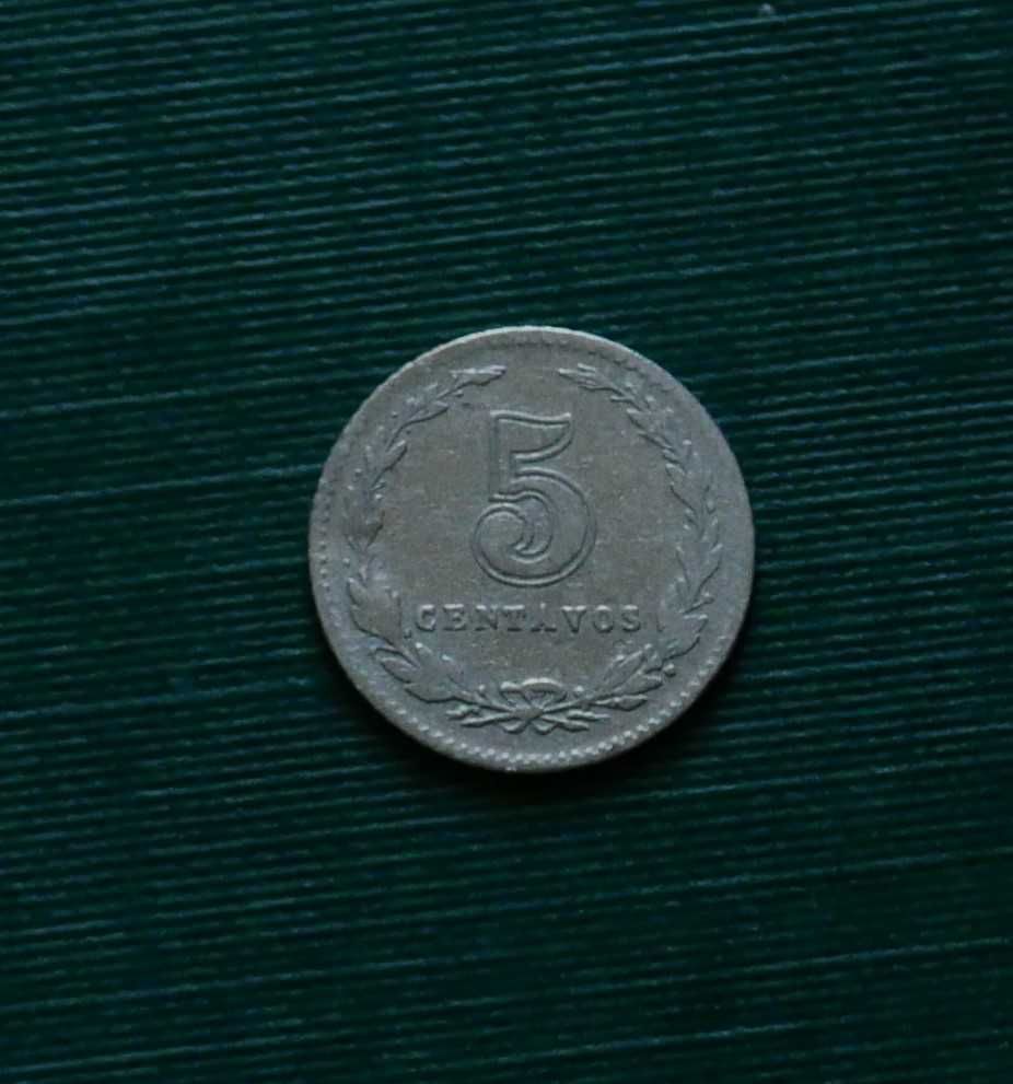 ARGENTYNA - 5 centavo, 1912r
