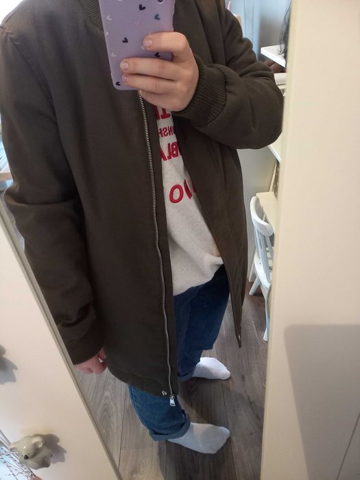 Kurtka parka bomberka Stradivarius wiosenna rozm M