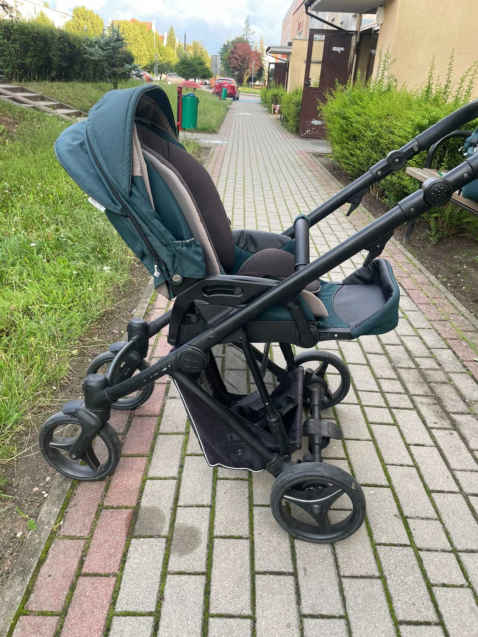 Wózek 2w1 Bebetto Ntello + nosidełko maxi cosi