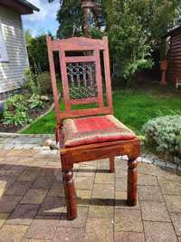 2 drewniane krzesła