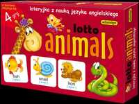 Gra edukacyjna LOTTO ANIMALS język angielski