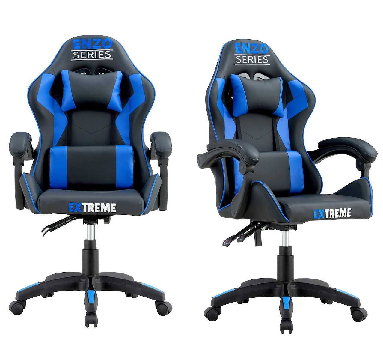 Fotel Gamingowy do komputera Extreme Enzo Blue