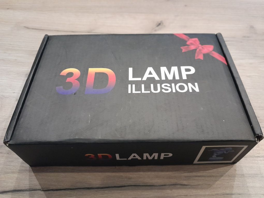 Uraqt lampka iluzoryczna 3d led dinozaur pilot