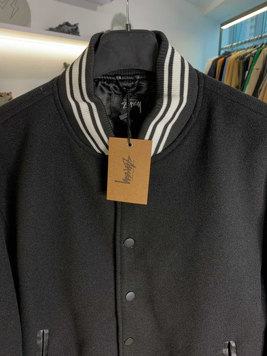 Куртка STUSSY Varsity Jacket Competition Black