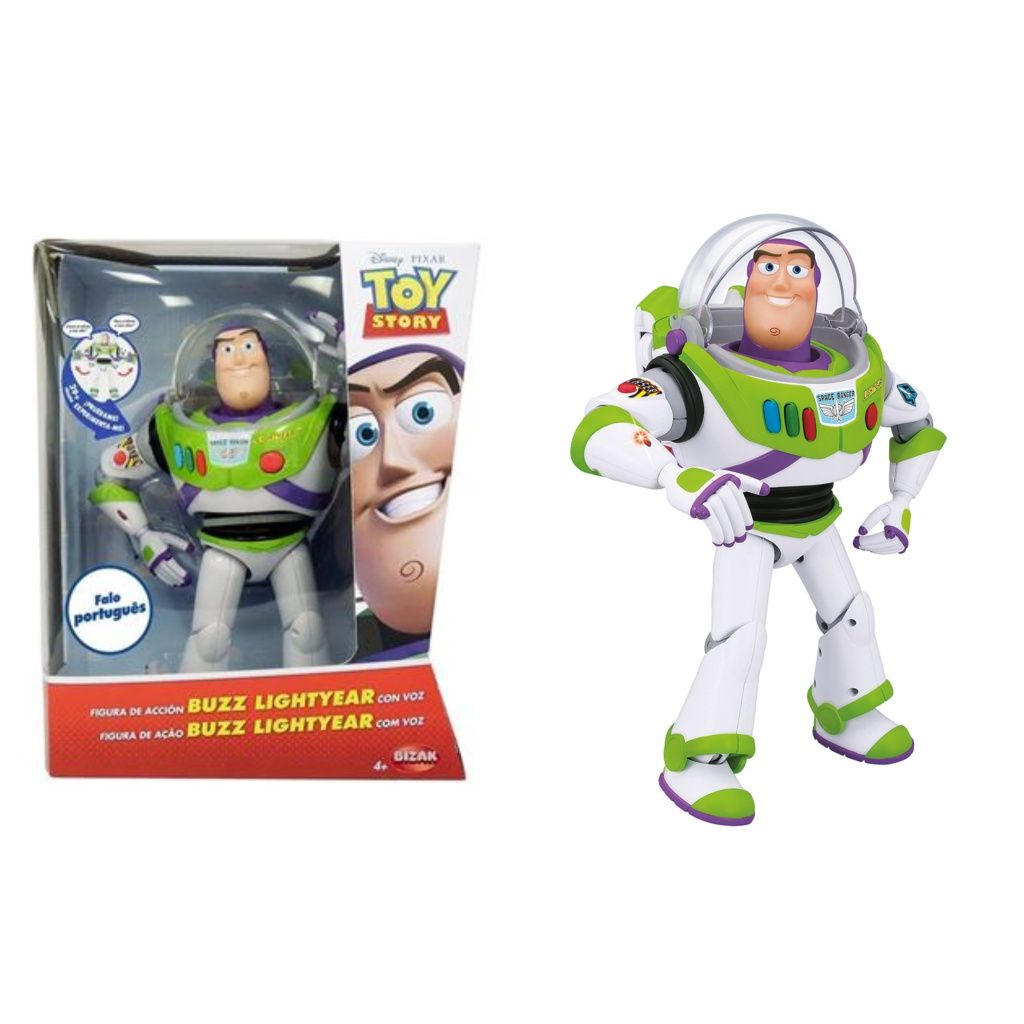 Figura Toy Story - Buzz Lightyear / Woody com voz ( Portugues )