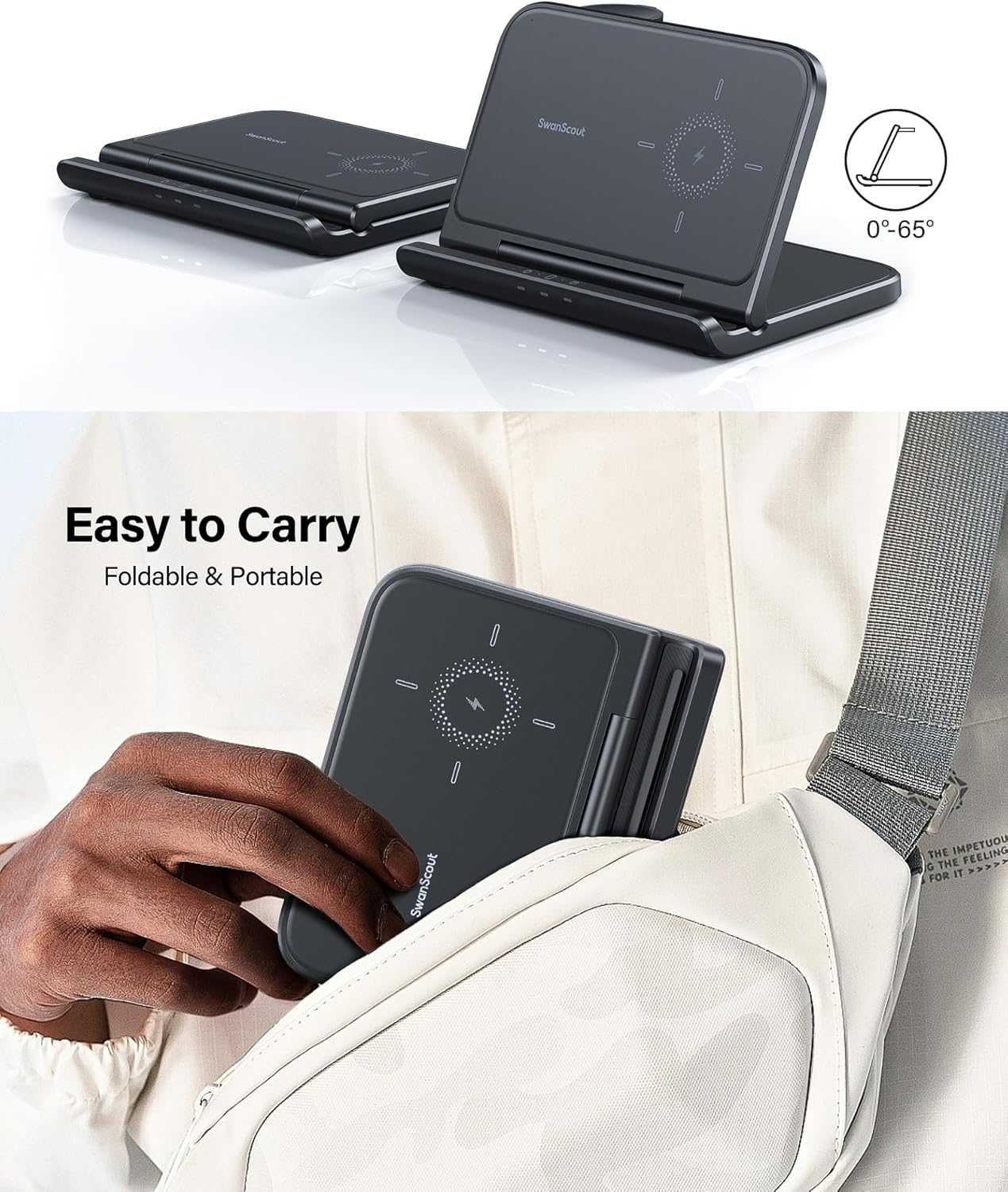 Ładowarka bezprzewodowa 25W, Samsung Z Fold, Watch Ultra, Galaxy Buds