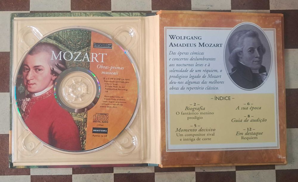 MOZART - Obras-primas musicais - Os Grandes Mestres da Música Clássica