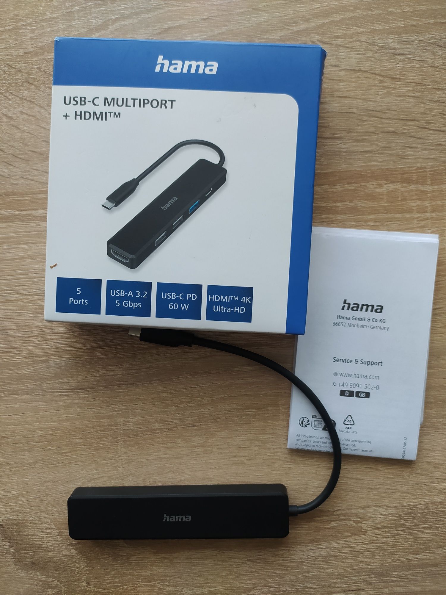 USB-C Multiport hama +HDMI