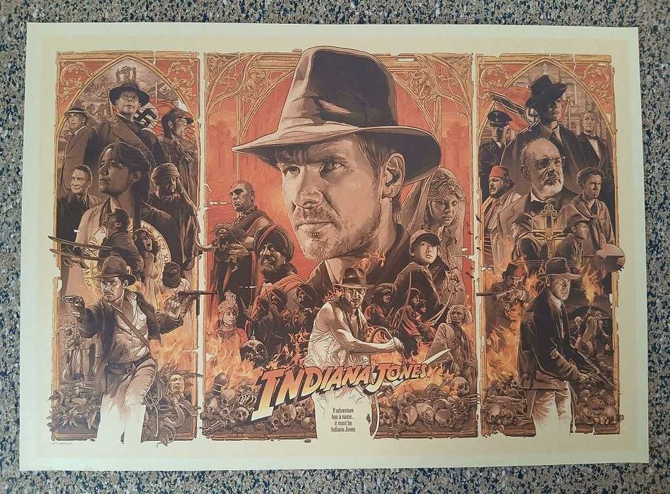 Poster - Indiana Jones (papel kraft 42x30 cm)