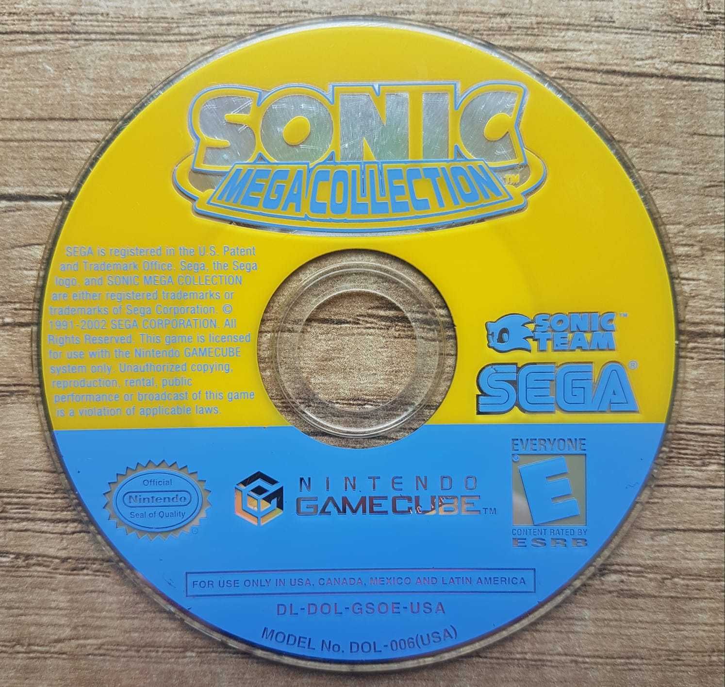 Sonic Collection NTSC Nintendo GameCube NIE DZIAŁA