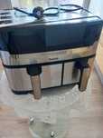 Frytkownica beztłuszczowa Tefal DualEasy Grill EY905D 8.3L dwukomorowa