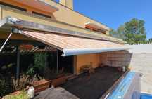 Toldo extensível, tipo cofre, 6m x 2,20m - BAIXA DE PREÇO