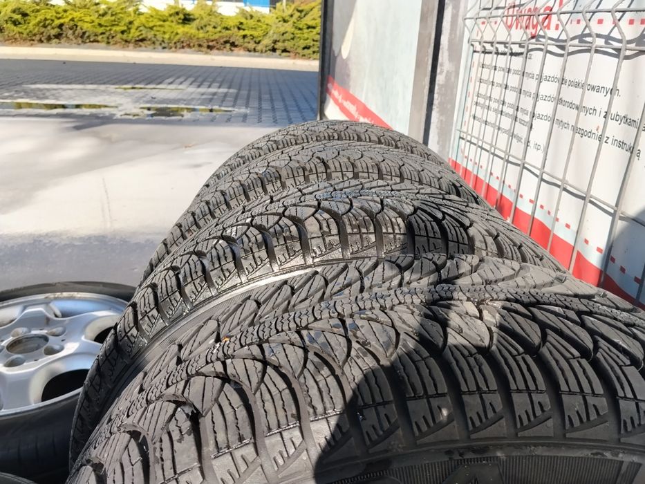 Kola kompletne Mercedes,opony zimowe Fulda 205/55/R16, super stan!