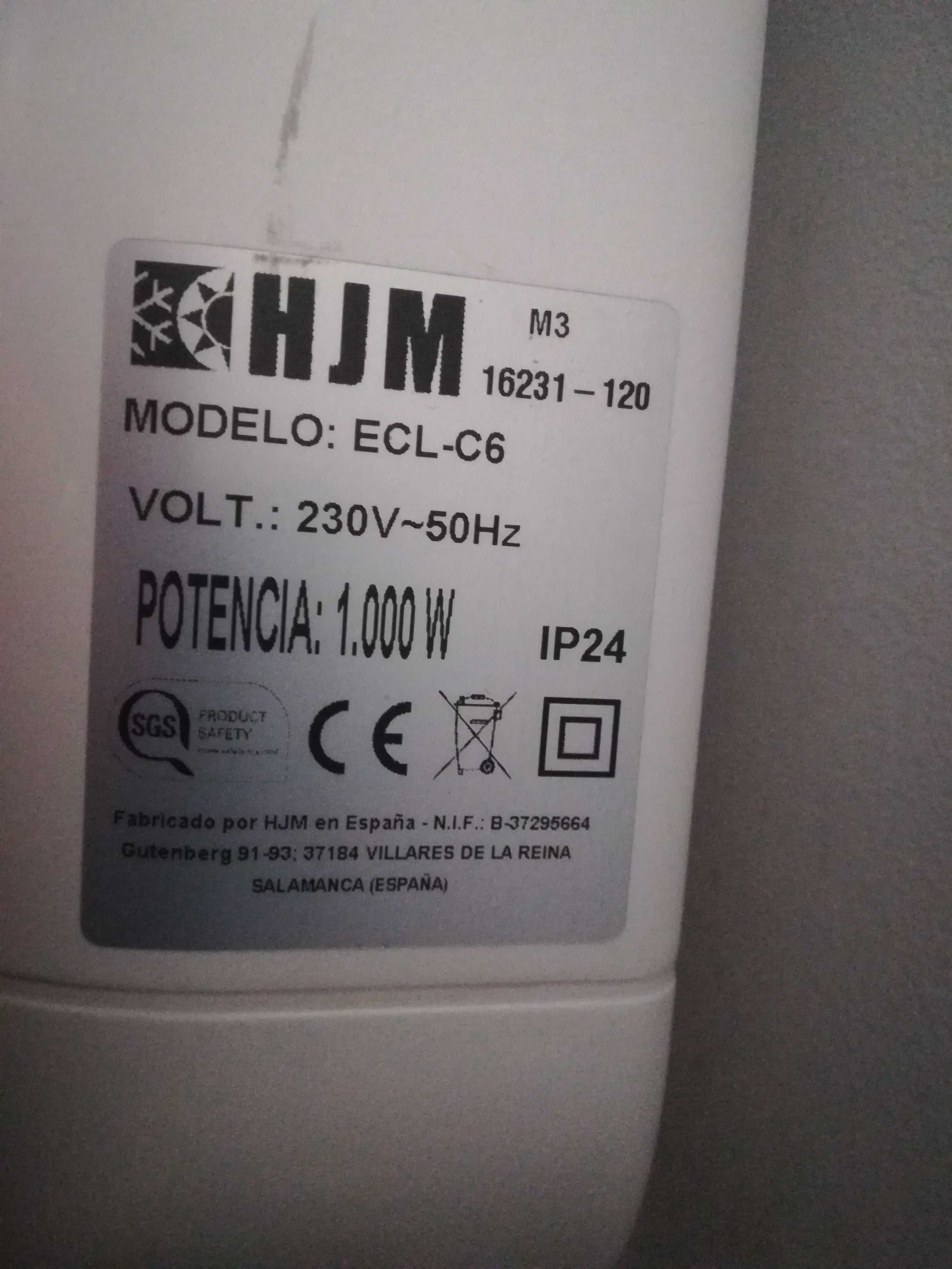 Emissor Térmico cerâmico HJM, Modelo ECL-C6, 1000W