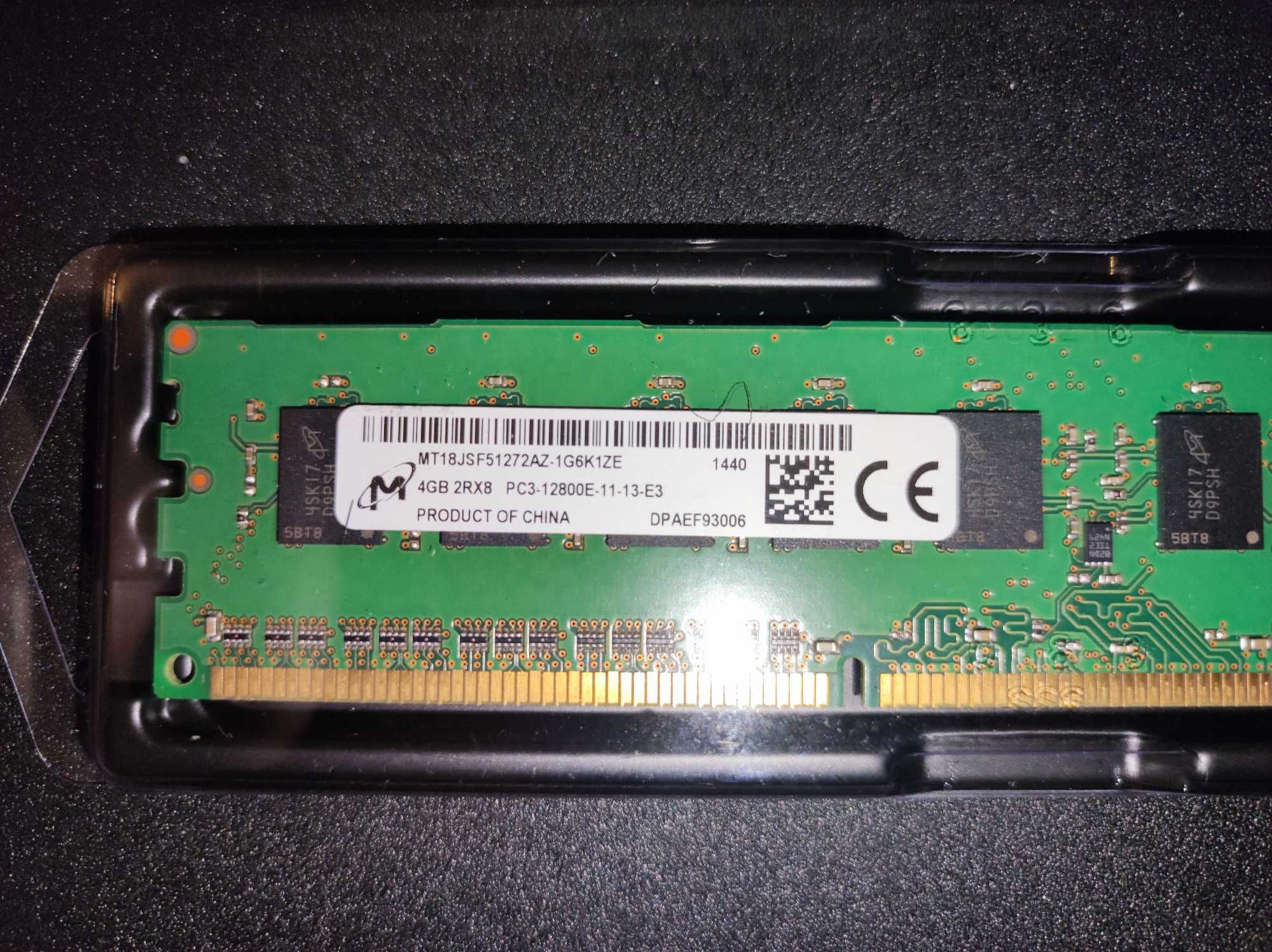 Pamięć DDR3 PC3-12800E ECC