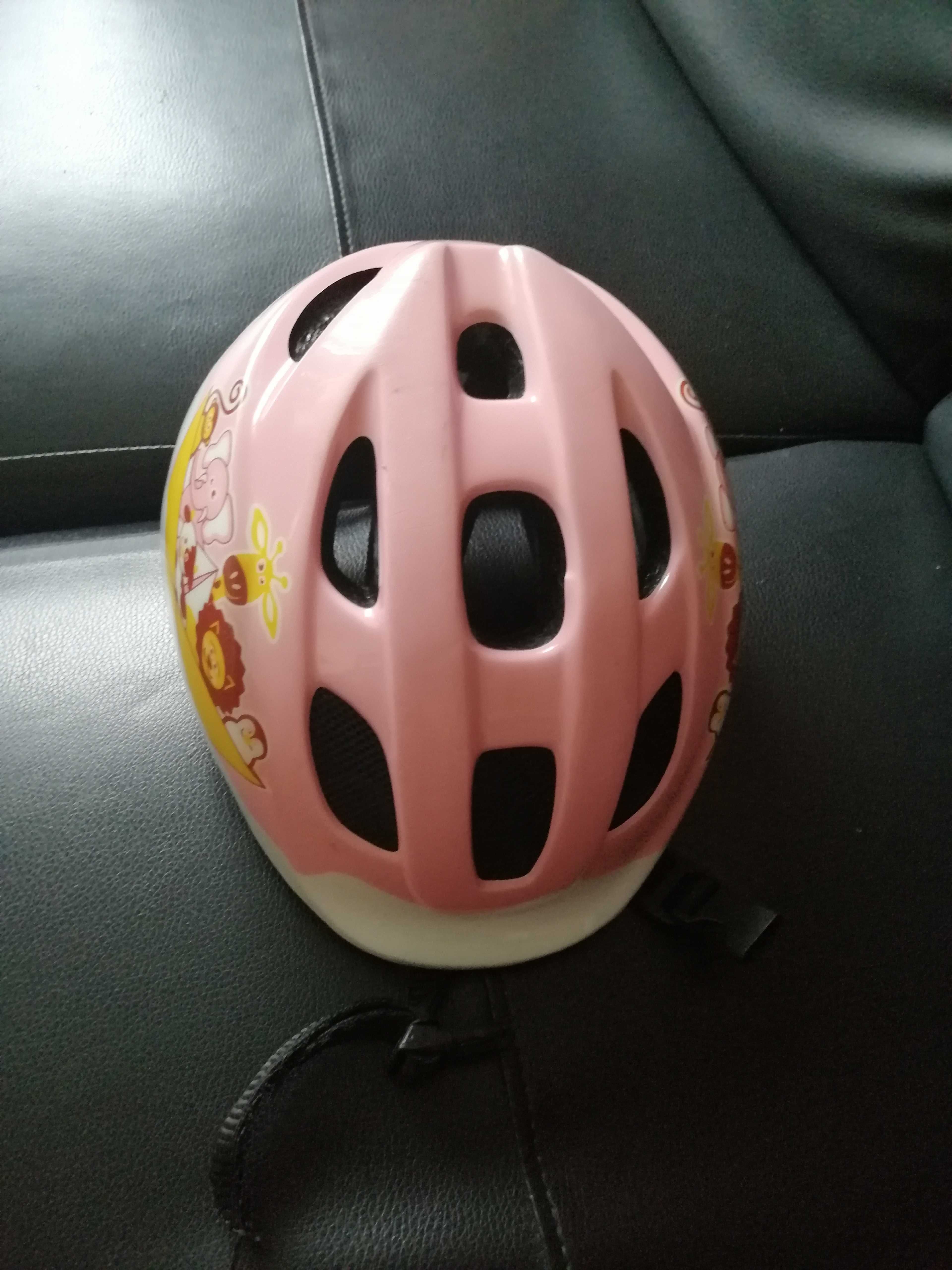 Kask rowerowy dziewczęcy