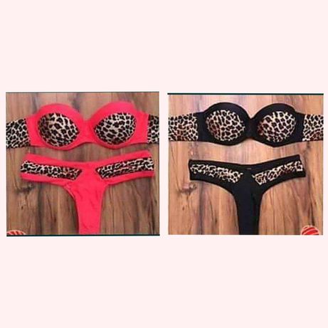 Bikinis com estampa em leopardo ( Novos) - M