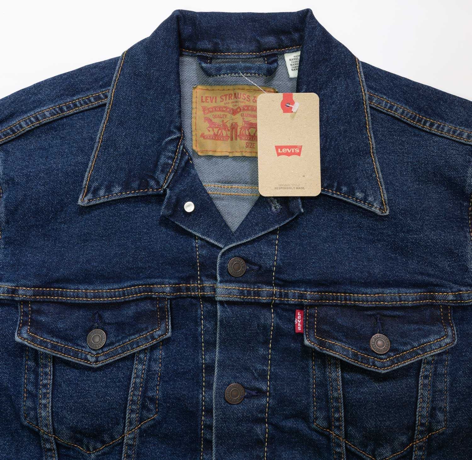 Новая джинсовая куртка, пиджак Levis, Trucker Jacket. Джинсы Левис