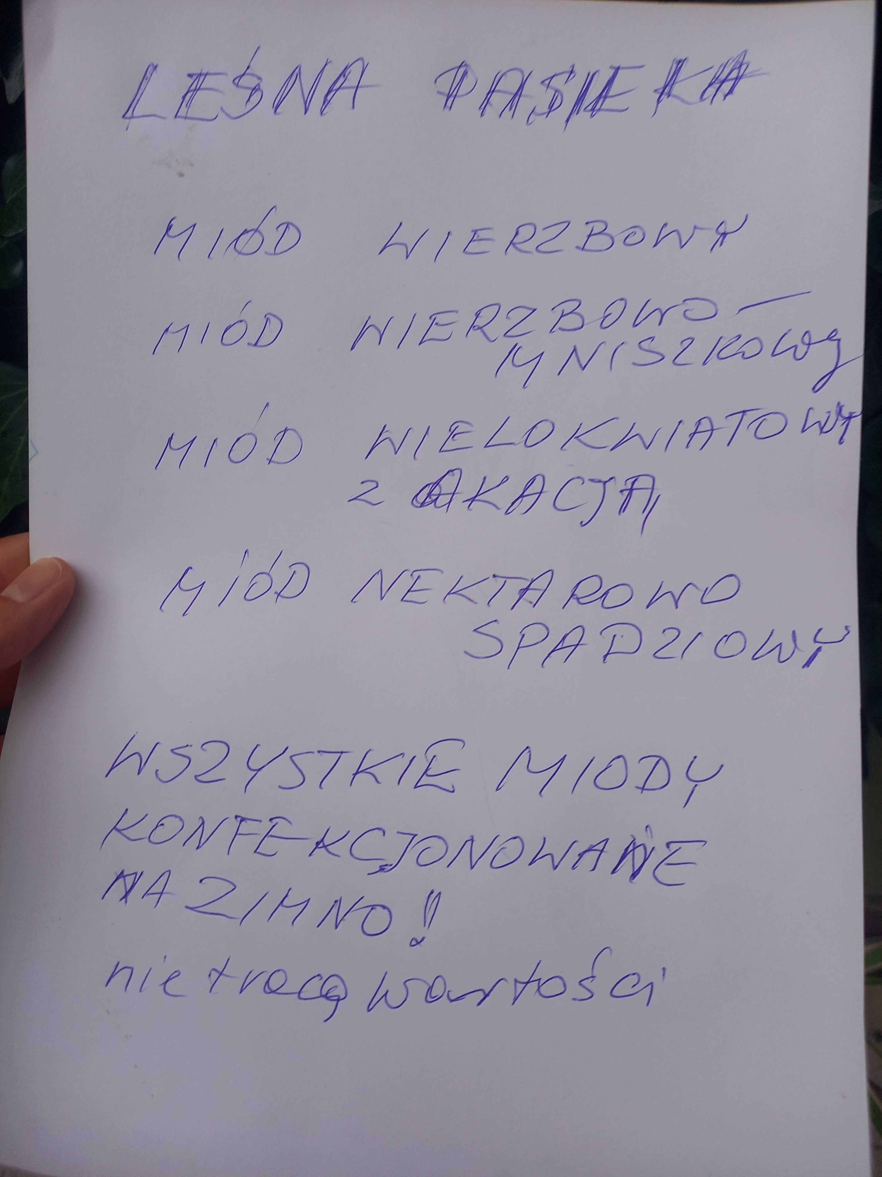 Miód z leśnej pasieki 2024 tarchomin Warszawa Białołęka, Ciechanów