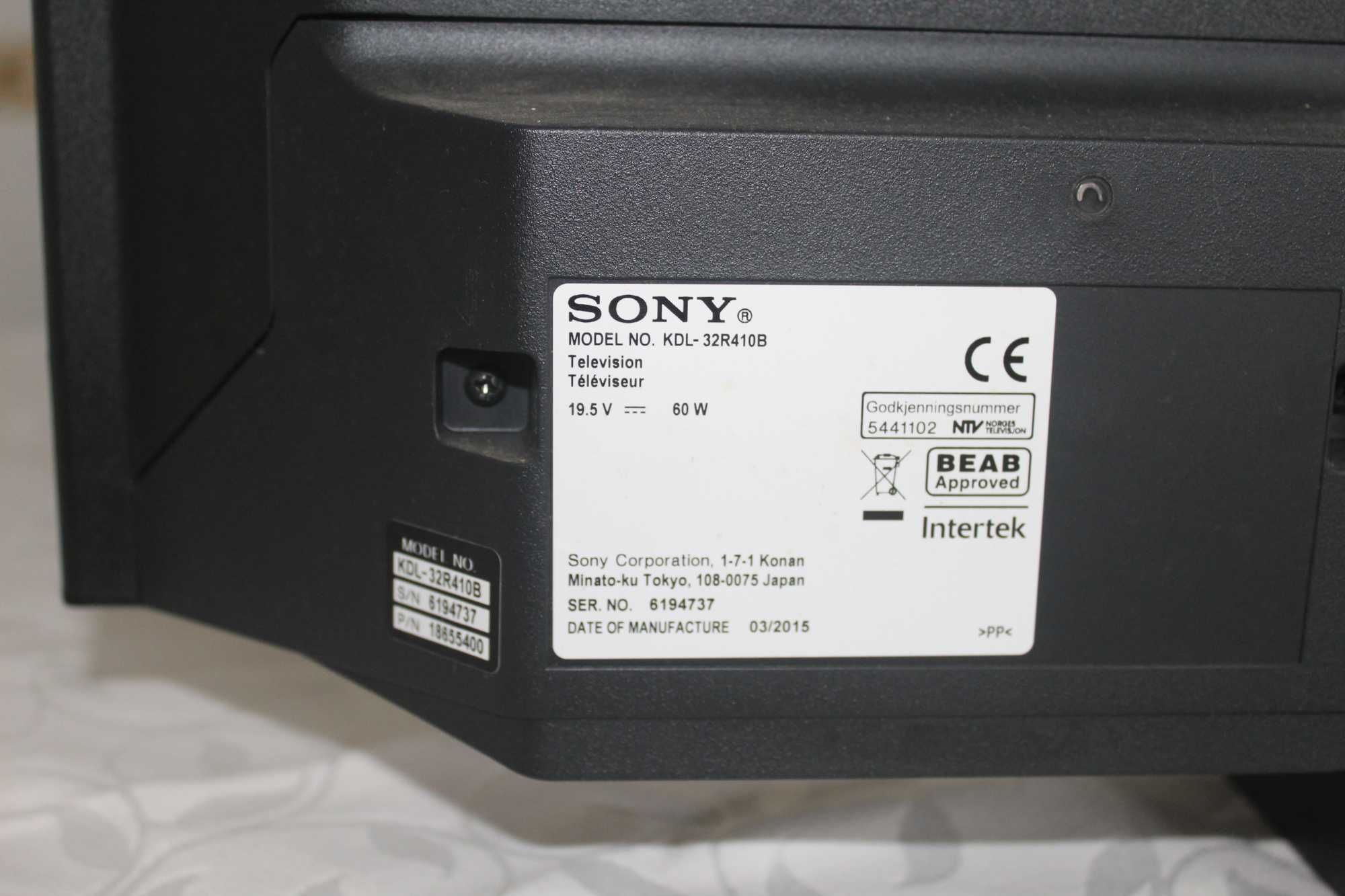 Televisão Sony 32'' Modelo KDL-32R410B