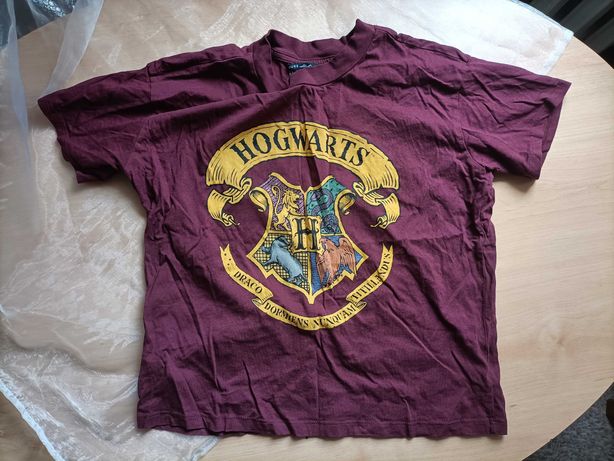 Bordowa koszulka unisex T-shirt Harry Potter M