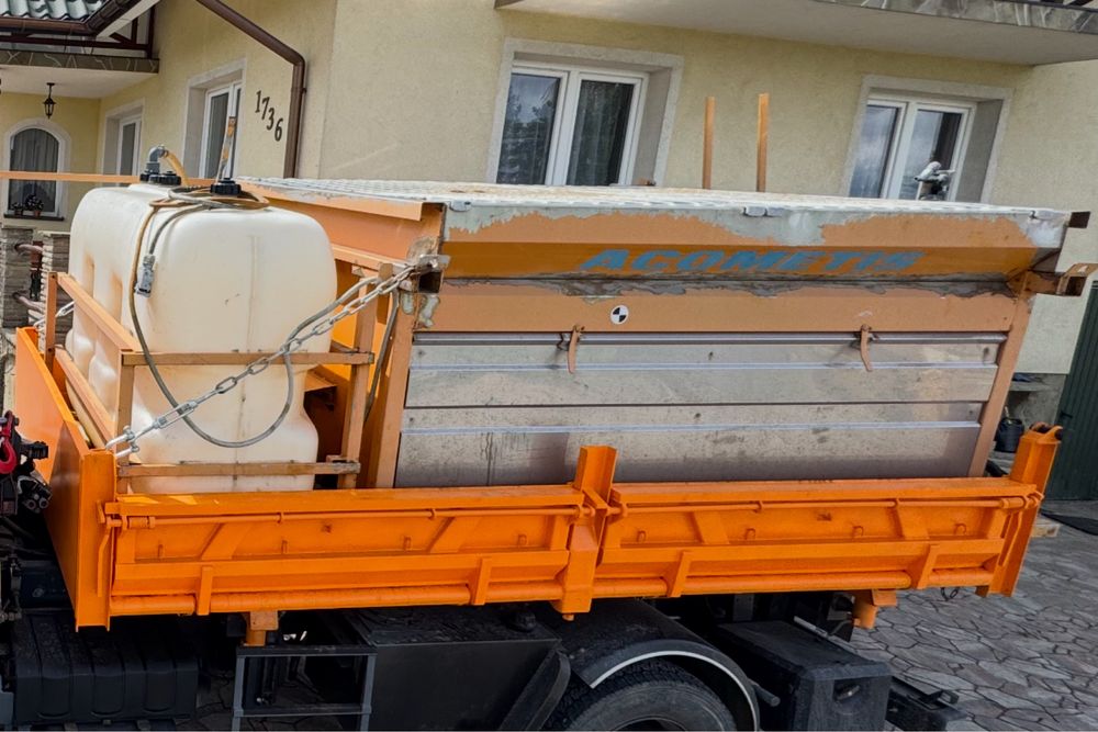 Piaskarka z nierdzewki solarka posypywarka Acometis type 4 zbiornik