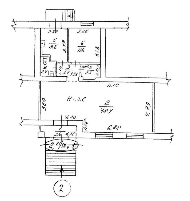 Офісне фасадне приміщення 80 м² (торговий зал 50 м²), бульвар Шевченка
