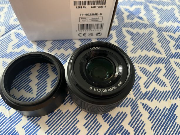 Panasonic 25mm 1.7  micro 4/3 nowy gwarancja