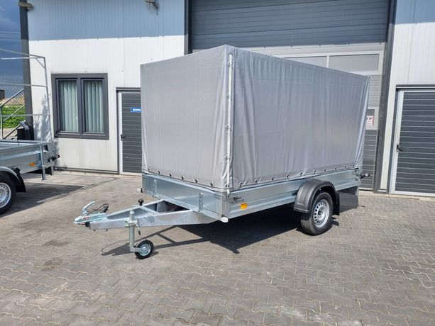 Przyczepka samochodowa SIDECAR 300x156 750 kg Producent - TRANSPORT