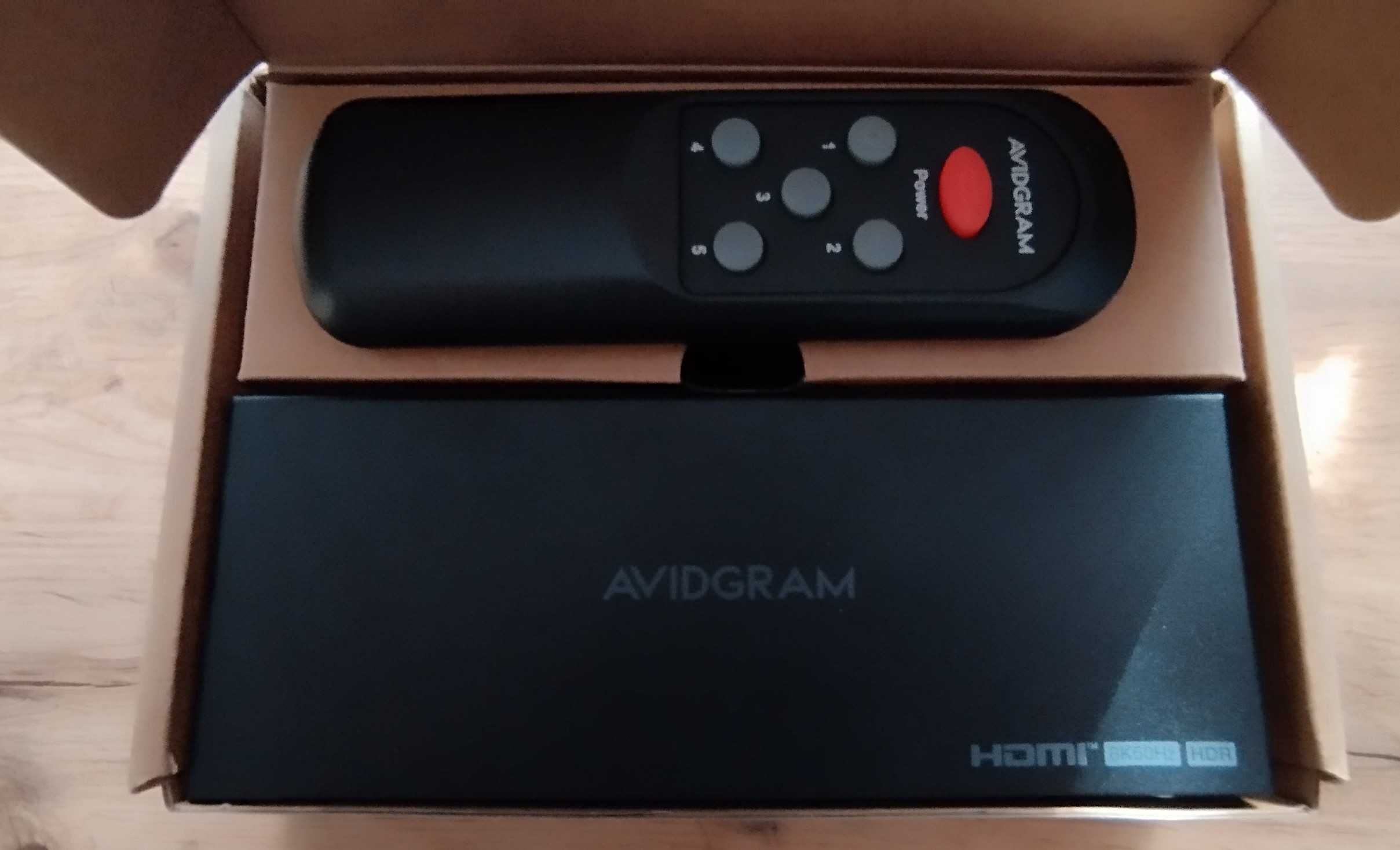 AVIDGRAM HDMI Switch 8K 60Hz 5w1