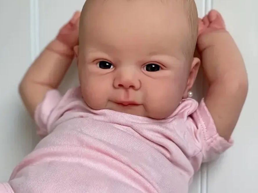 Lalka typu reborn,51 cm, nowa + maskotka gratis (4)