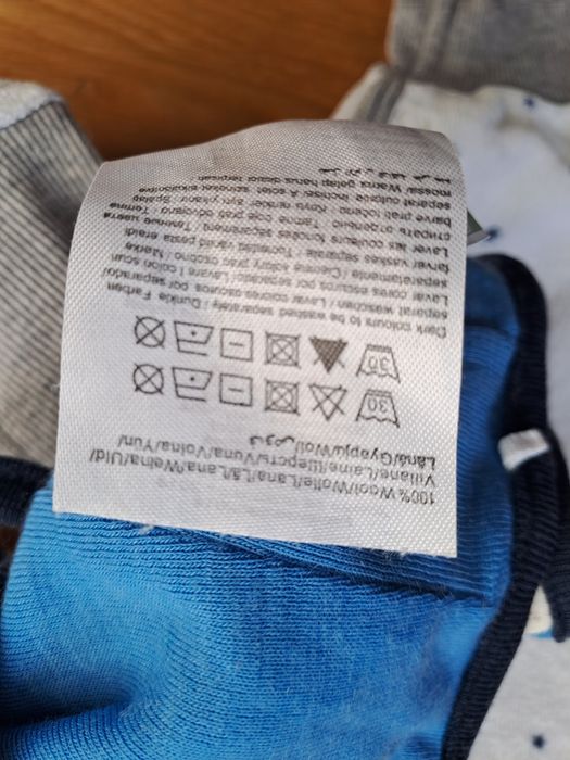Kombinezon rampers wwlurowy+ czapeczka z merino wełny Name it