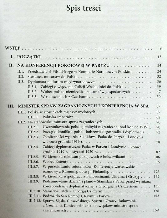 STANISŁAW PATEK w dyplomacji i polityce (1914- 1939), Gmurczyk-Wrońska