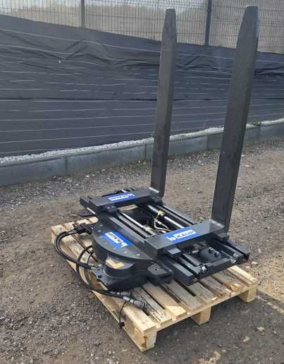 Obrotowy pozycjoner  KAUP  3 klasa karetki 360 stopni Widły 120cm